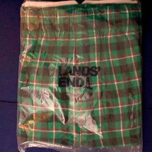 LANDS END soft flannel pajama shorts